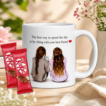 friend cup, best friend mug, bestie mug, coffee mug gift for friend, chocolate gift for friend, friendship chocolate gift, mug and chocolate combo, coffee mug with chocolate, friendship day chocolate combo, friendship day gift box, friendship gift pack, friendship day surprise gift, friendship day present, cute friendship gift, friendship celebration gift, gift for male friend, gift for female friend, gift for bestie, gift for best friend girl, gift for best friend boy, friendship day return gift
