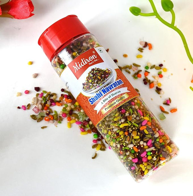Shahi Navratna Mukhwas - Best Mouth Freshener, Natural Digestive Blend - Midiron