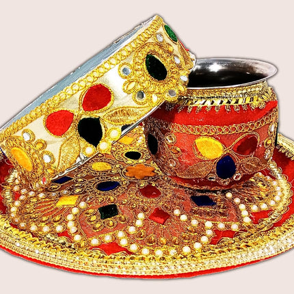 A Complete Karwa Chauth Puja Set – Crafted for Love, Faith & Celebration