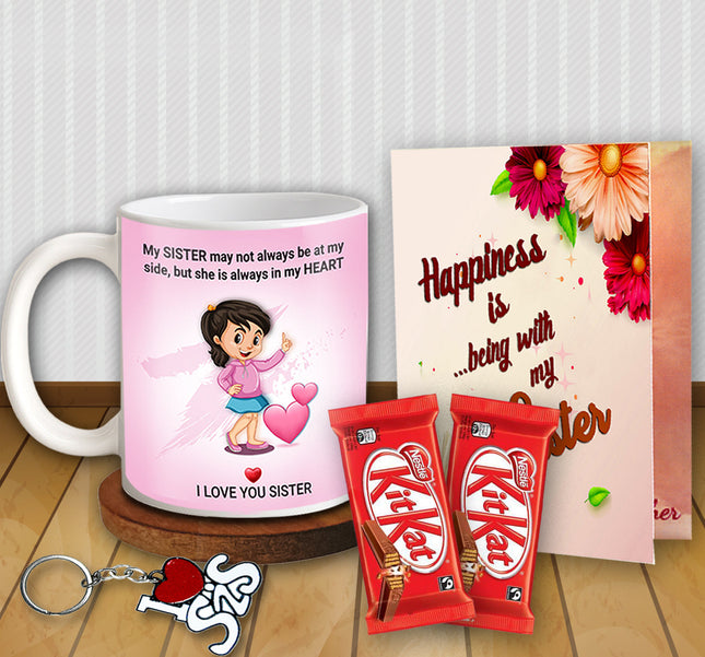 Rakhi Return Gift for Sister - Festival Gift Set, Traditional Gift Combo Box