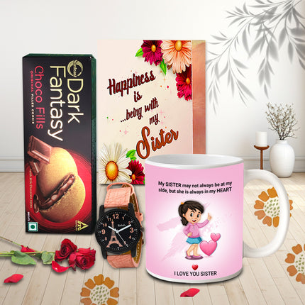 Rakhi Surprise Gift Hamper For Sister - Rakhi moments, Celebrate sibling love, Sister appreciation gift