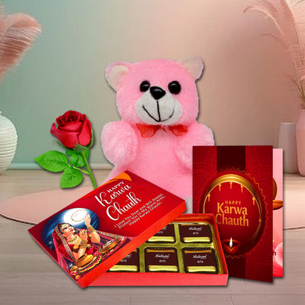 Karwa Chauth Gift for Fiance- Karwa Chauth Return Gift Ideas, Karwa Chauth Hamper for Her