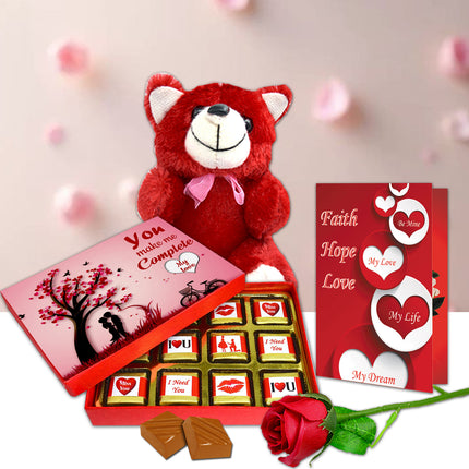 Luxury Sweet Love Gift Set for Girlfriend, Wife & Special One | Romantic Chocolate Surprise