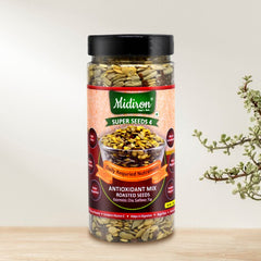 Antioxidant Rich Mixed Seeds (Superfood Blend) – High in Fiber, Omega-3 & Protein – Ideal for Energy Boost, Digestion & Skin Glow - Midiron