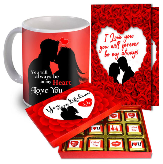 Birthday Gift for Girlfriend, Birthday Gift for Wife, Birthday Gift for Boyfriend, Birthday Gift for Husband, Chocolate Birthday Gift, Chocolates Box Gift, Love Greeting Card Gift, Love Quoted Coffee Mug, Romantic Birthday Gift, Birthday Chocolate Gift Box