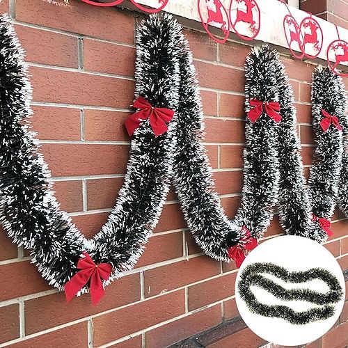 Glitter garland for Xmas
Decorative tinsel garland
Tinsel garland decoration
Beautiful Christmas tinsel