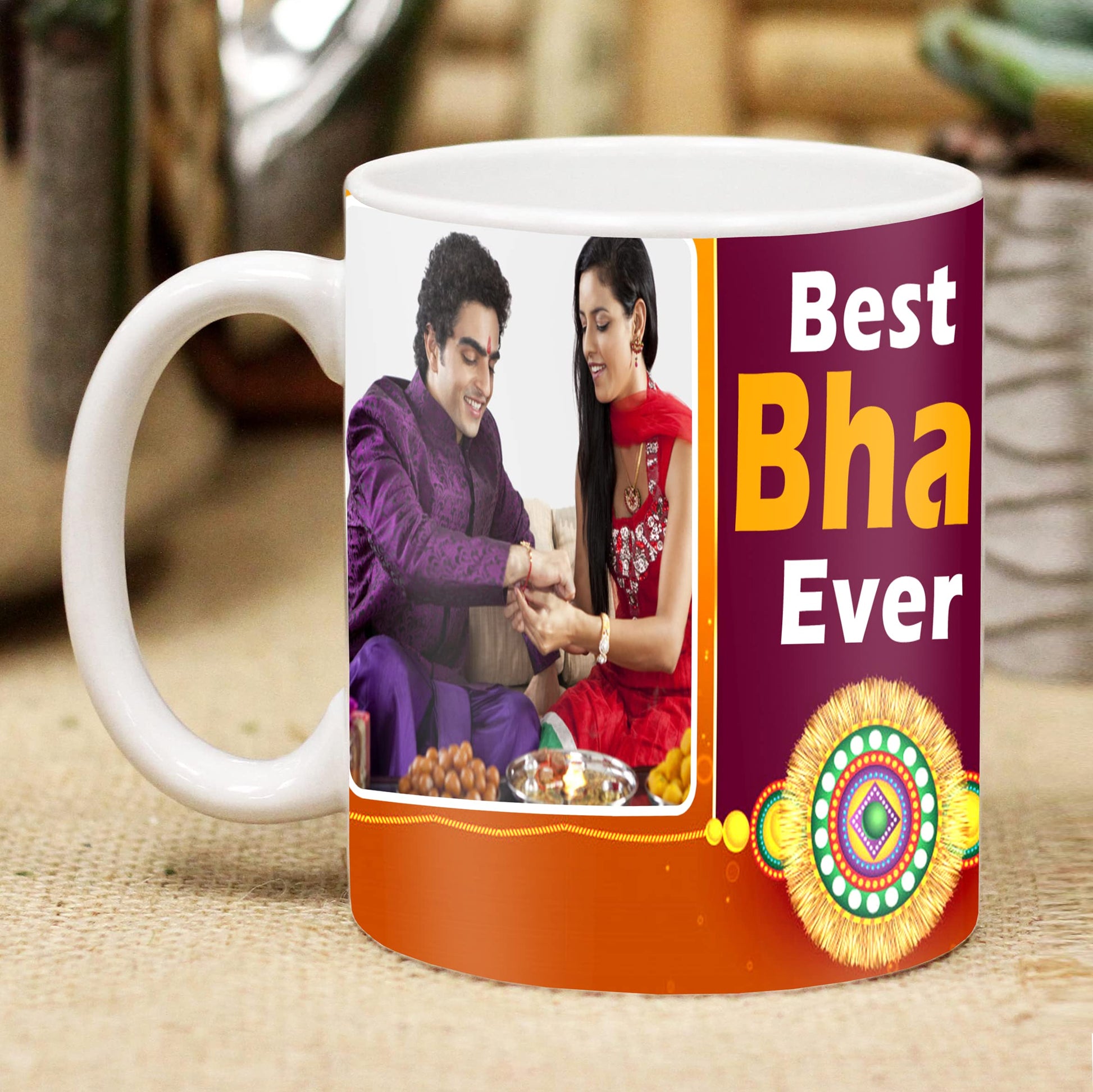 Customize Mug, Coffee Mug , Mug, Unique Gift for Raksha Bandhan 
