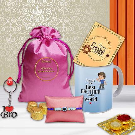 Colorful rakhi for cheerful celebration,Stonework rakhi with fine thread,Traditional rakhi with fusion style,Rakhi with creative artistic work
