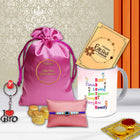 Rakhi with golden beads and charm,Decorative rakhi with fine detail,Rakhi thread with sequins,Exclusive designer rakhi design
