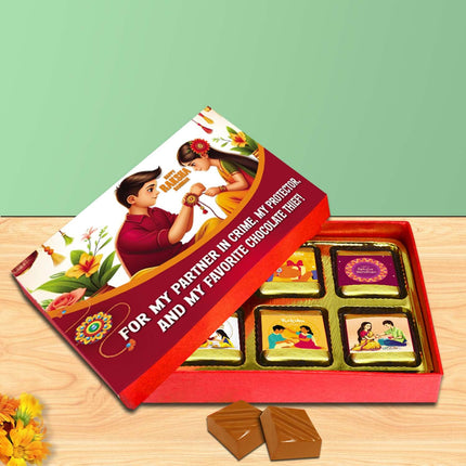 Rakhi With Chocolate For Brother – Raksha Bandhan Gift Brother, Rakhi Set Brother, Rakhi Gift Hamper For Brother