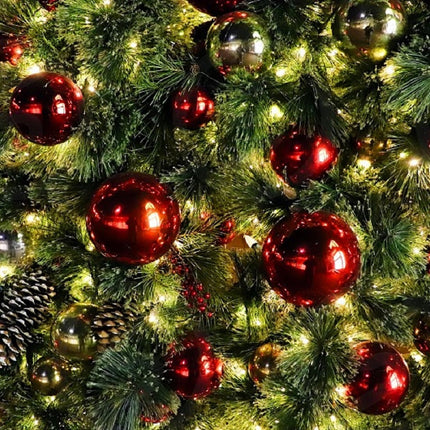 Decorative hanging ball
Glitter hanging ball
Shiny Christmas ornament
Gold Christmas ball