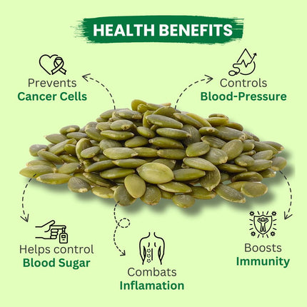 Pumpkin Seeds - Gluten Free Non-GMO Pumpkin Seeds 1Kg Pumpkin Seeds  (1000 g) - Midiron