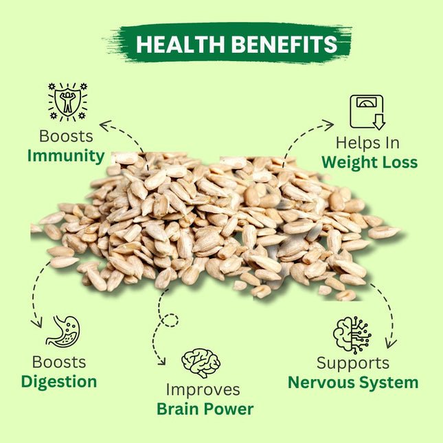 Organic Raw Sunflower Seeds (200 g) Sunflower Seeds  (200 g) - Midiron