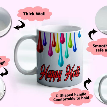 Holi Coffee Mug
Holi Theme Coffee Mug
Ceramic Coffee Mug
Coffee Mug