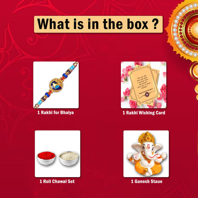 Rakhi Gift Set For Brother - Rakhi For Brother Gift, Raksha Bandhan Hampers For Brother