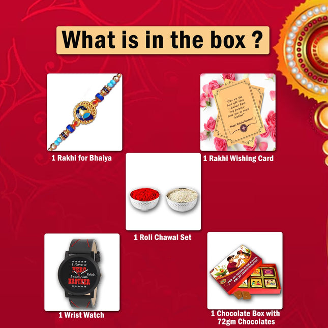 Rakhi Combo For Brother – Rakhi Gift Pack For Brother, Raksha Bandhan Gift Ideas For Brother, Best Rakhi For Brother