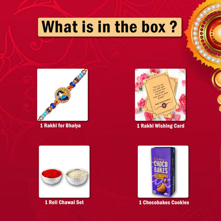 Rakhi For Brother – Rakhi Combo Surprise, Raksha Bandhan Ideas Online, Rakhi Pack For Bhai