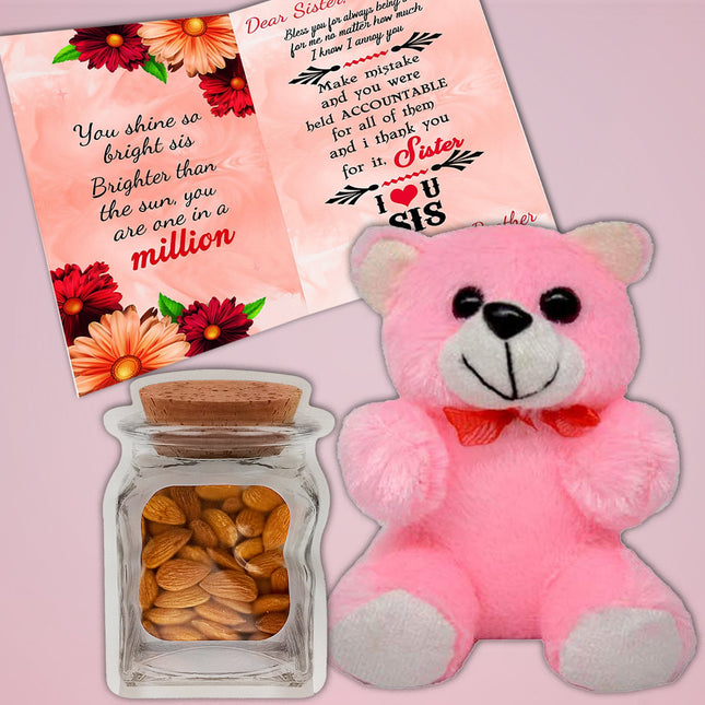 Rakhi Gifts for Sister - Elegant Raksha Bandhan Hamper with Rakhi and Memorable Surprises