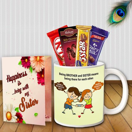 Raksha Bandhan Gift for Sister - Return Gift Hamper Box, Rakhi Special Combo