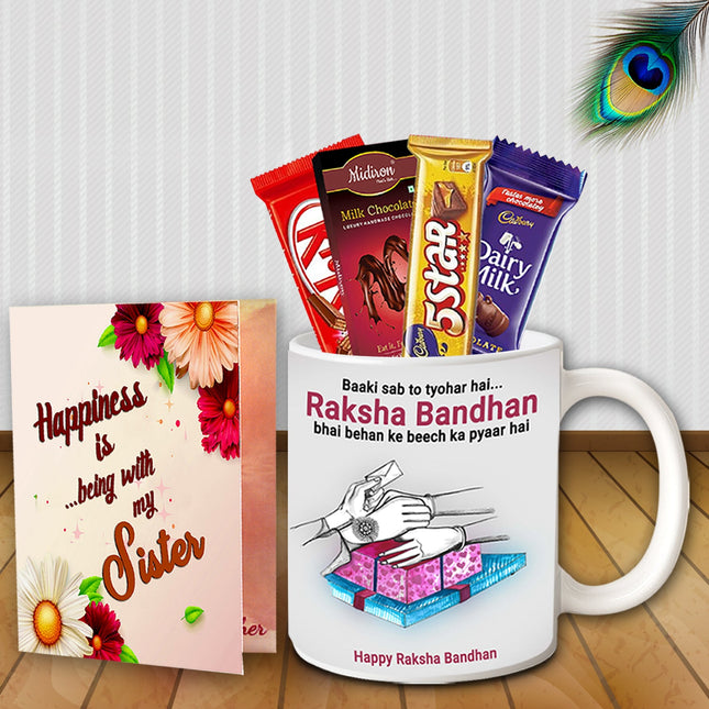 Return Gift Hamper for Sister - Rakhi Special Gift Combo, Raksha Bandhan Gift Box