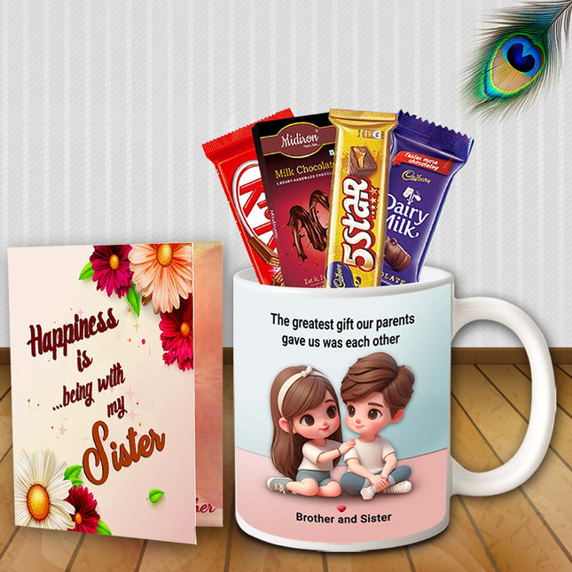 Return Gift for Sister - Rakhi Gift Hamper, Raksha Bandhan Combo Box
