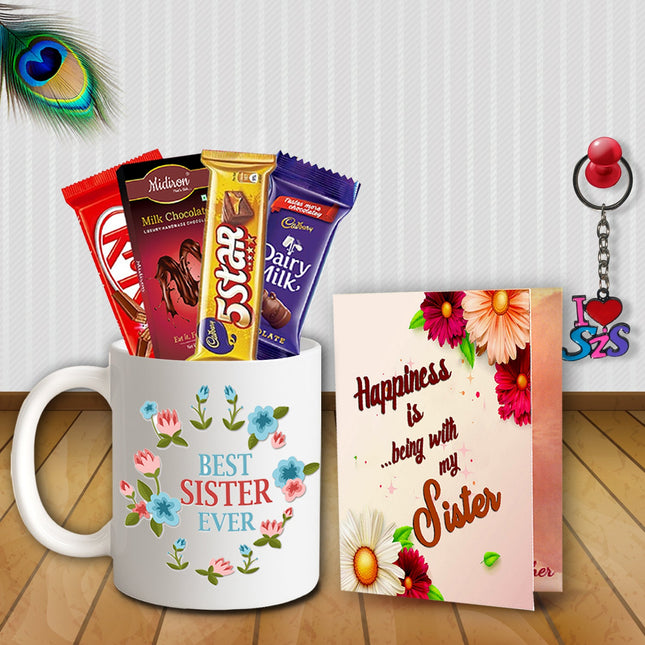 Unique Rakhi Gifts for Sister – Raksha Bandhan Gift Set, Rakhi Return Gifts for Married Sisters