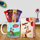 Rakhi Combo Gift for Sister - Return Gift Hamper Box, Raksha Bandhan Set