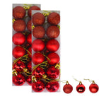 Decorative Christmas Hanging Ball Ornament Set, Merry Christmas Tree Decoration for Xmas Home Decor & New Year Celebration