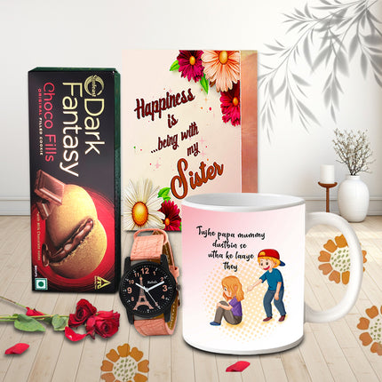 Rakhi Surprise Gift Hamper For Sister - Rakhi moments, Celebrate sibling love, Sister appreciation gift