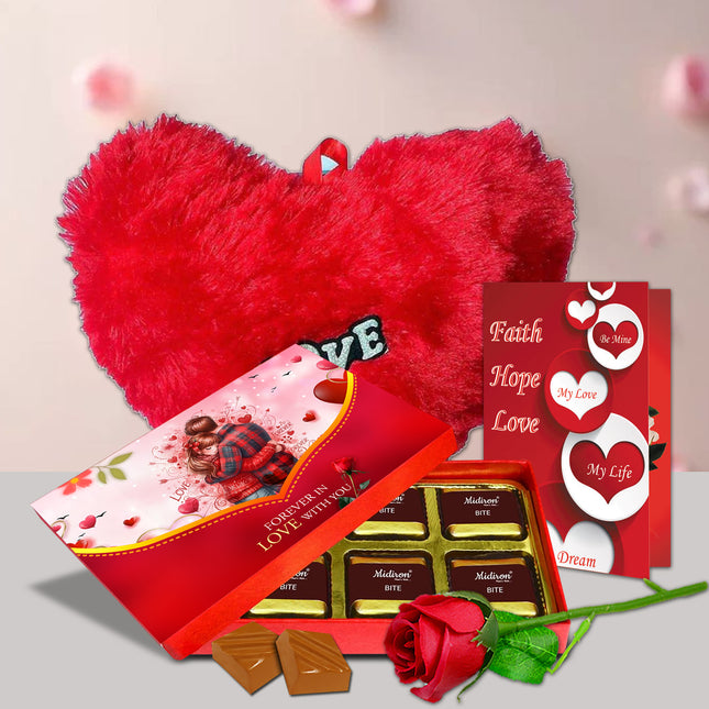Valentine’s Day Love Chocolate Gift Pack – Premium Chocolate Gift Set for Girlfriend, Wife, Boyfriend & Husband