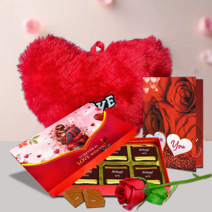 Valentine’s Day Love Chocolate Gift Pack – Premium Chocolate Gift Set for Girlfriend, Wife, Boyfriend & Husband