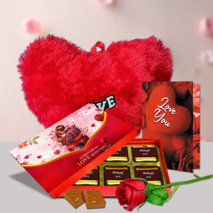 Valentine’s Day Love Chocolate Gift Pack – Premium Chocolate Gift Set for Girlfriend, Wife, Boyfriend & Husband