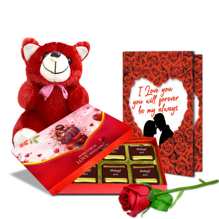 Premium Valentine Love Chocolate Gift Set – Special Romantic Gift Pack for Girlfriend & Wife