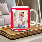 Personalized photo coffee mug, custom coffee mug, add your picture, unique keepsake, gift for girlfriend, gift for wife, gift for boyfriend, gift for husband, durable ceramic mug, customizable design, thoughtful gift, photo mug for loved ones.