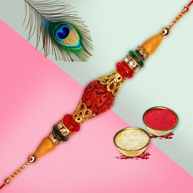 Decorative rakhi , stylish rakhi , traditional rakhi