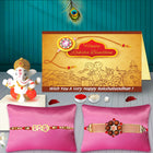 Rakhi Pack 2 with Ganesh Idol – Raksha Bandhan Gift Set for Brother