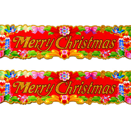 Christmas Wall Stickers for Decoration | Merry Christmas and Happy New Year Removable Xmas Stickers for Glass, Door & Office Decor