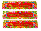 Merry Christmas Stickers for Wall, Window & Gift Wrapping | Self-Adhesive Xmas Stickers for Christmas Party and New Year Decoration-Pack of 2