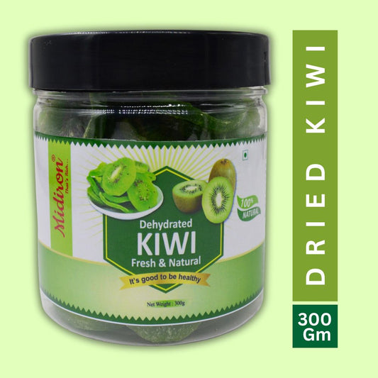 Midiron Dehydrated Kiwi, Dried Kiwi, Natural Dried Kiwi with Proteins 300mg