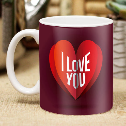 Valentine gift set featuring premium chocolates, a romantic printed mug, and a soft cushion – perfect for expressing love to your partner.