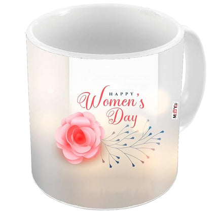 Happy Women's Day, Printed Ceramic Mug Gift for Sister, Mother, Wife, Friend on Women's Day