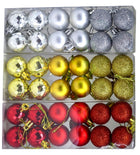 Assorted Christmas ball ornaments in silver, gold, and red in a box.
Christmas hanging ball
Merry Christmas hanging ball
Christmas tree decoration
Xmas tree hanging ornament
Christmas bauble