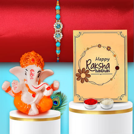 Rakhi Gift Set For Brother - Rakhi For Brother Gift, Raksha Bandhan Hampers For Brother