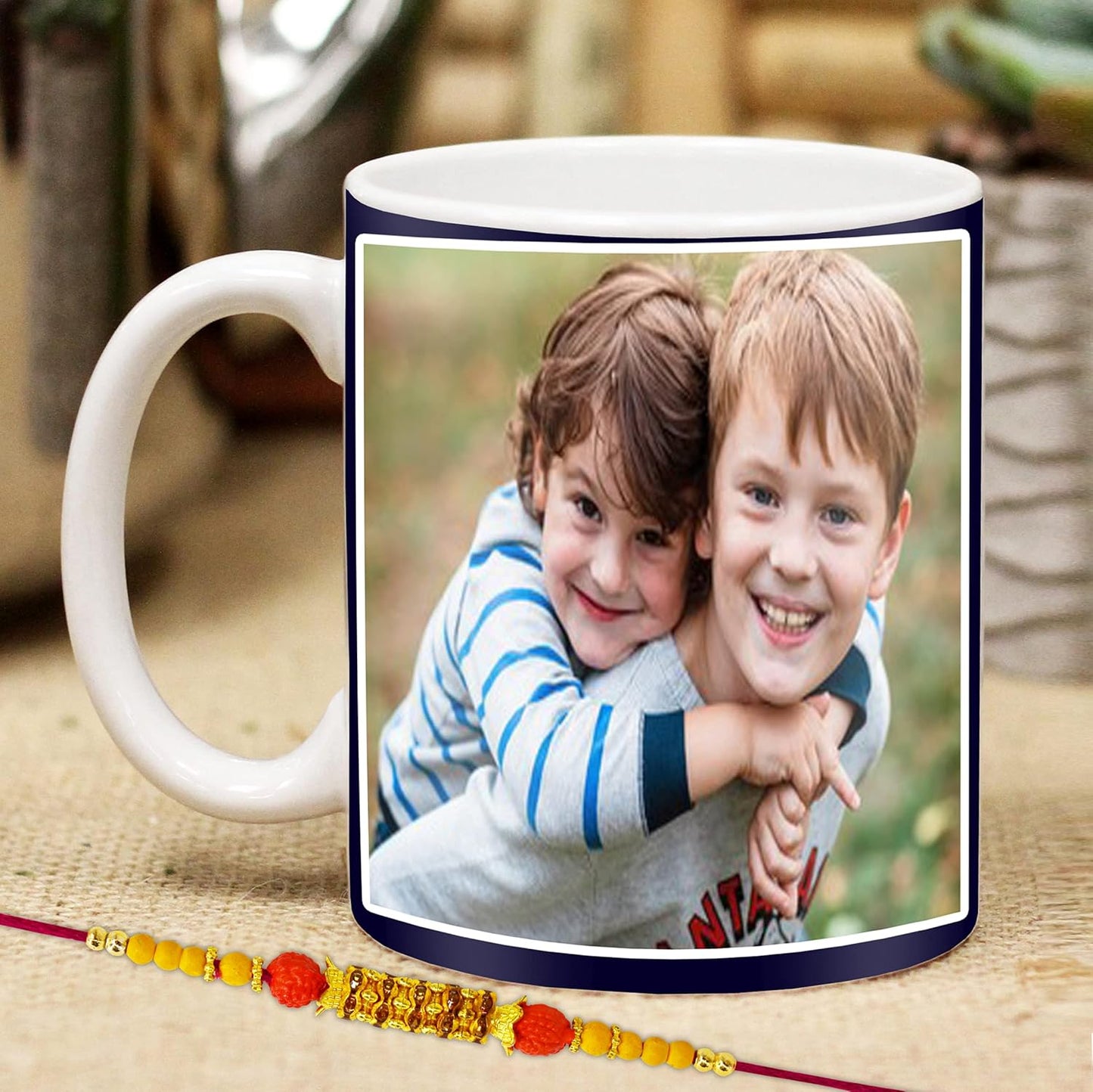 Customize Mug, Coffee Mug , Mug, Unique Gift for Raksha Bandhan 
