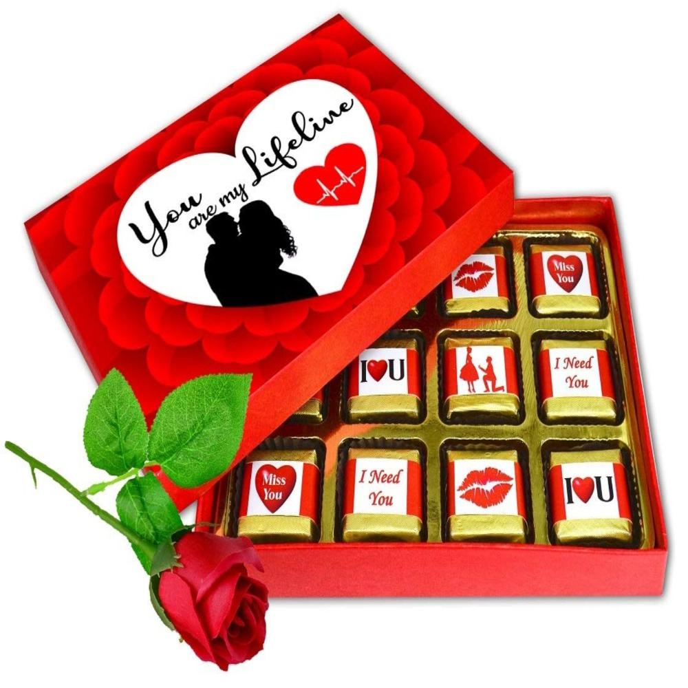 Romantic chocolate gift for husband/Wife, Romantic chocolate gift ideas

