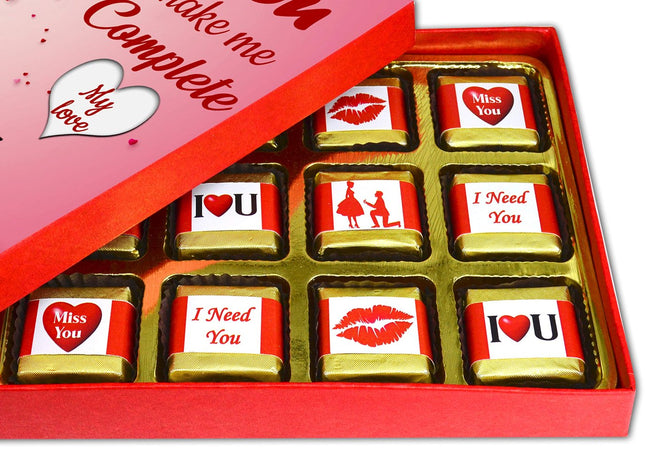Romantic chocolate gift box, Romantic chocolate gift for a special someone

