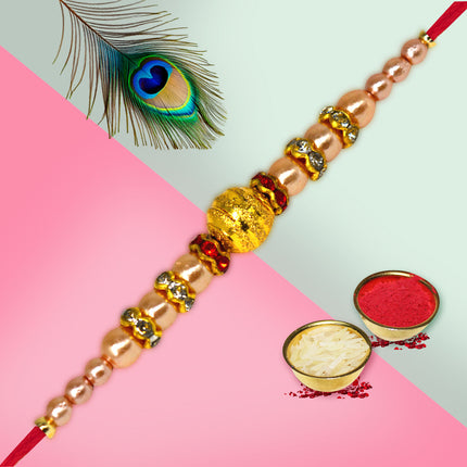 hand made rakhi , designer rakhi