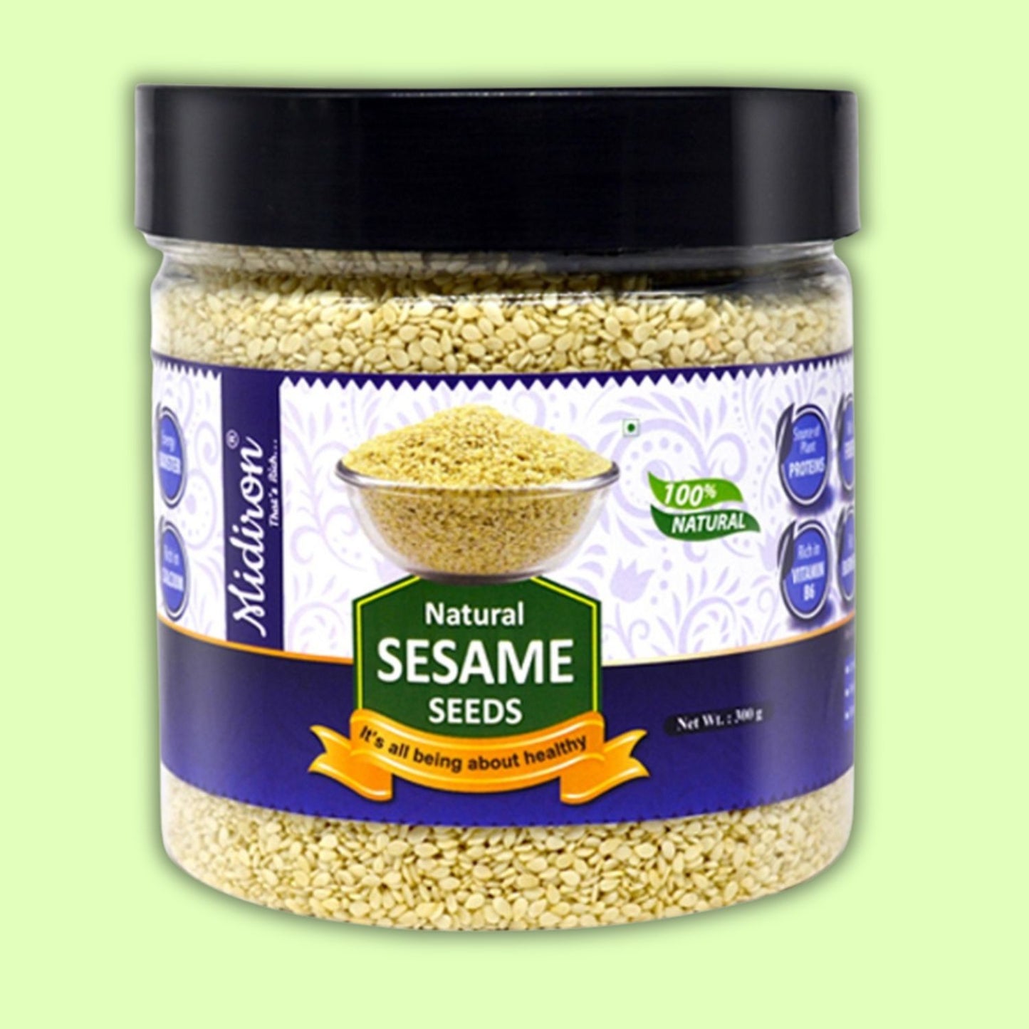 Sesame Seed, Organic Sesame Seed 300mg