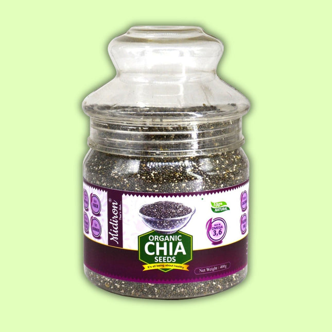 Chia Whole Seeds 400gm - Midiron