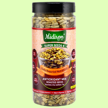 Antioxidant Mix Seeds, Trail Mix, Rich in Antioxidant, 4-in-1 Ready to Eat 550 gm - Midiron